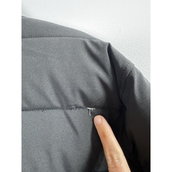 Nautica Men's Black Quilted Full Zip Puffer Jacket Water Wind Resistant XL - Picture 7 of 11